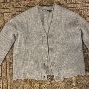 SHRUNK Jenni Kayne Cashmere *READ* Cocoon Cardigan Grey